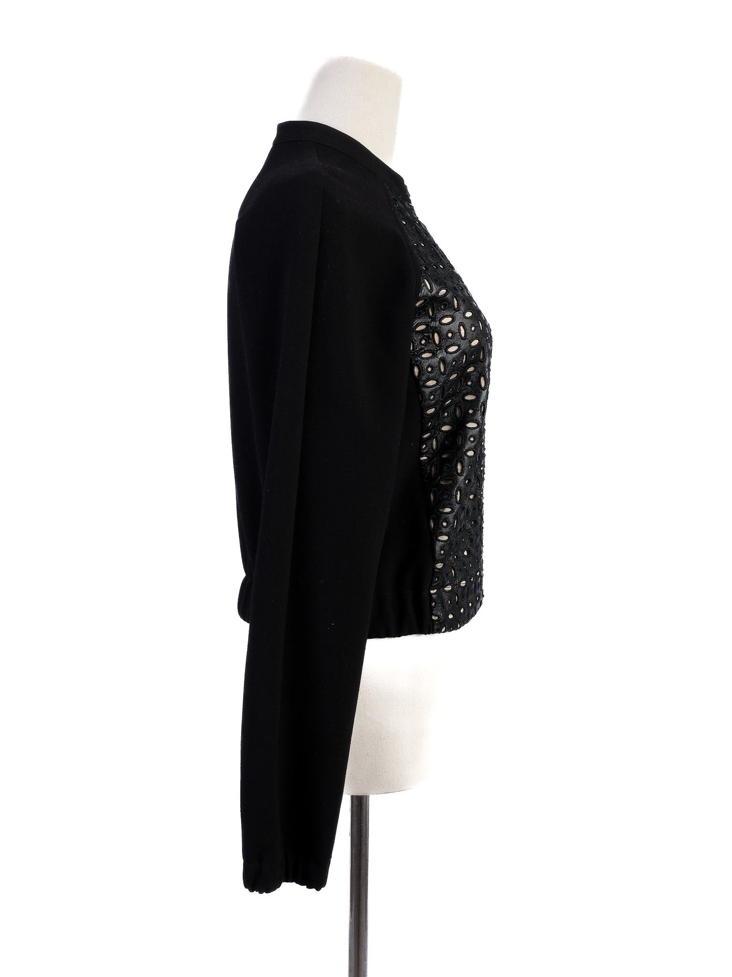 excellent pennyblack black jacket xs textured design viscose