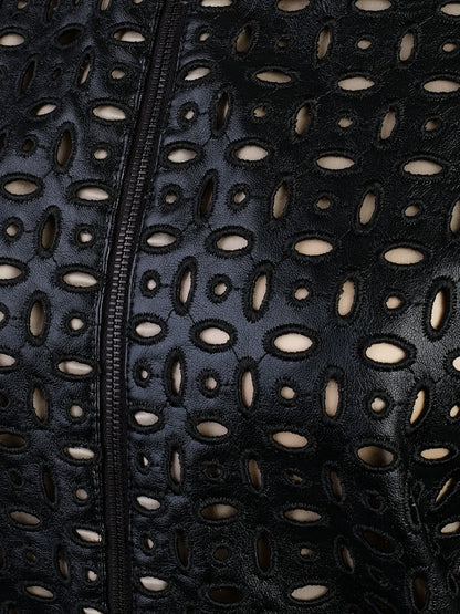 Excellent Pennyblack Black Jacket XS Textured Design Viscose