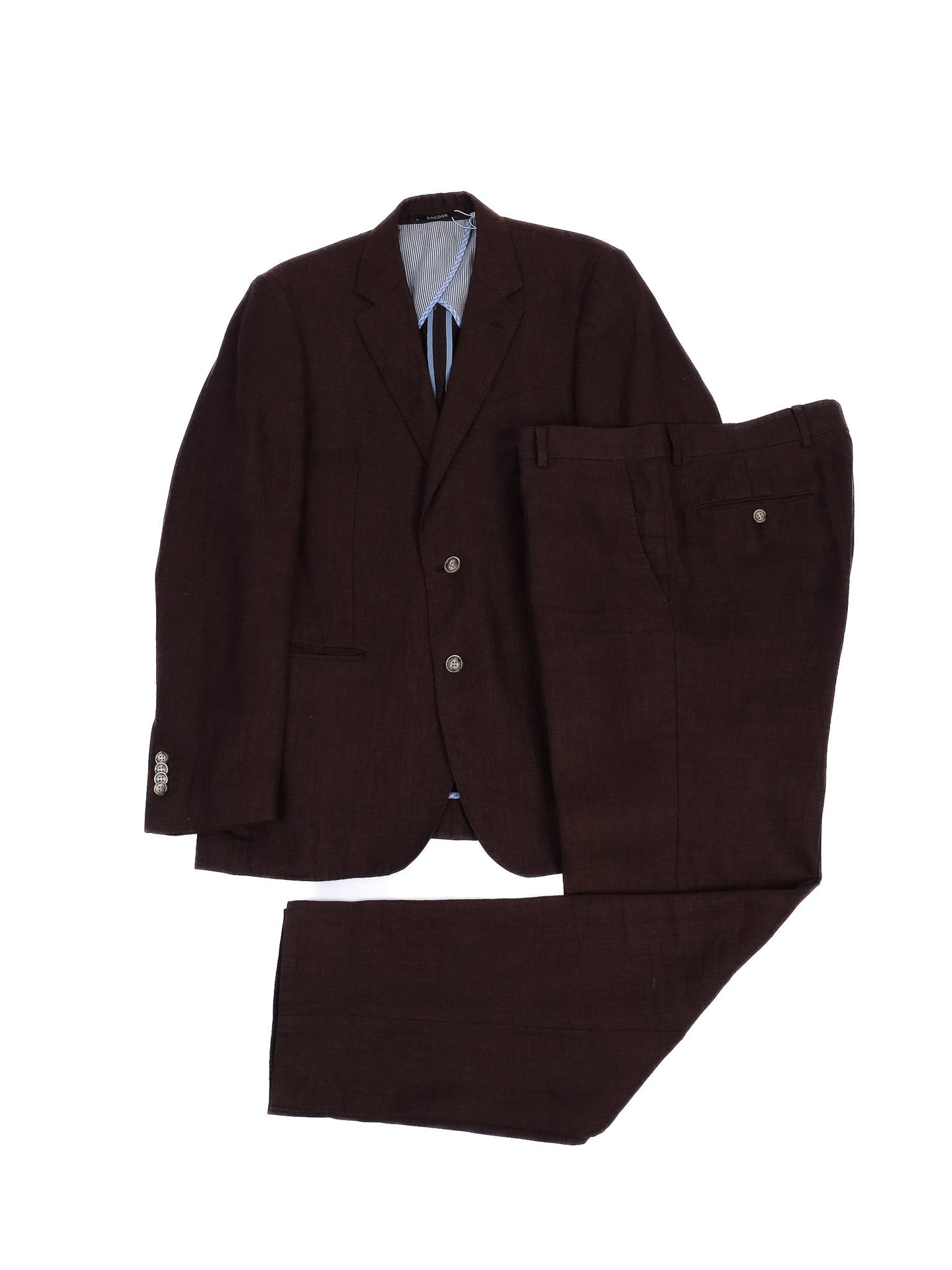 excellent sacoor brothers orange vinyl suit m - formal attire