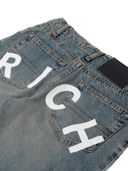 Richmond Blue Cotton Jeans M Excellent Condition Classic Fit