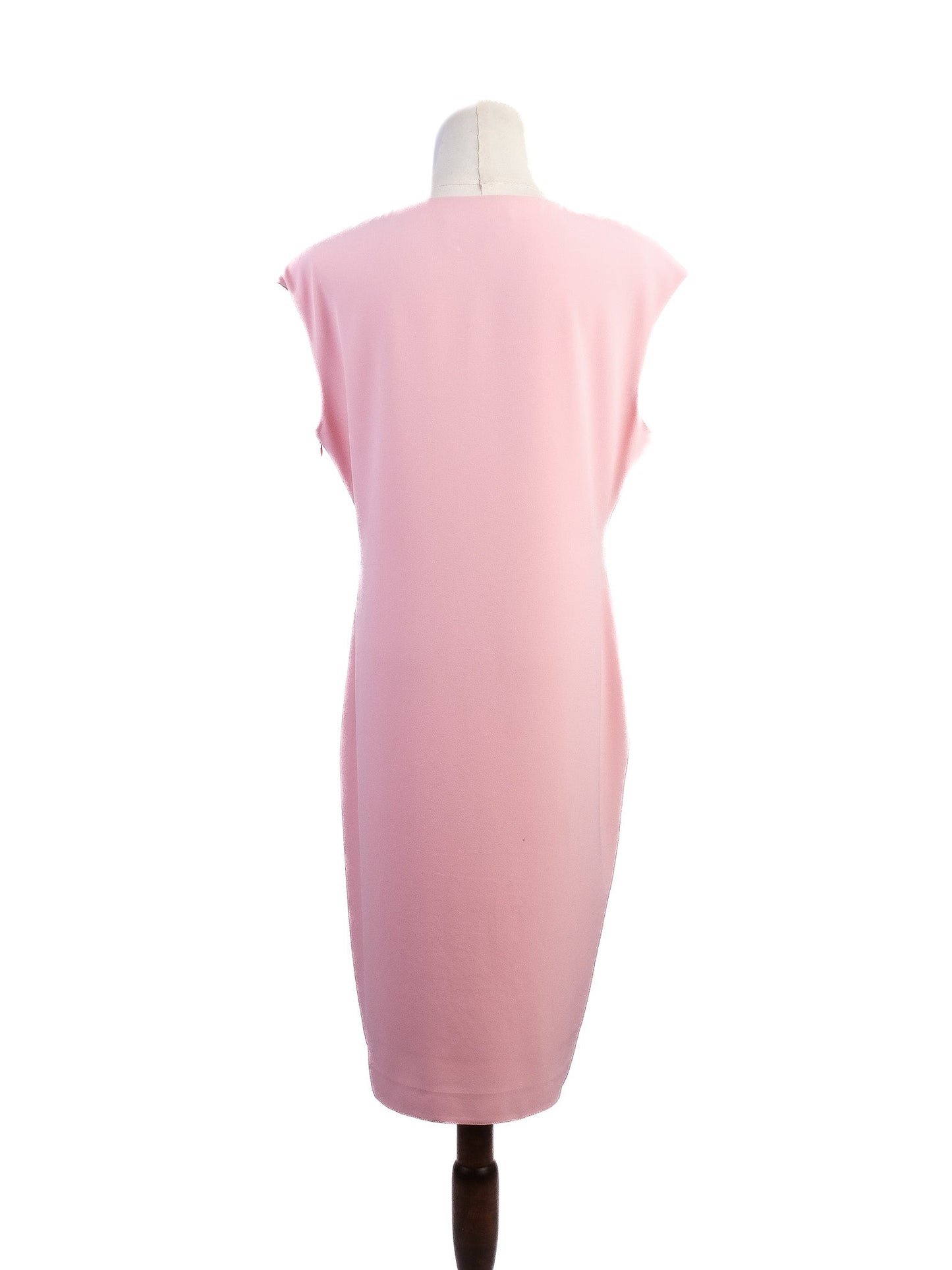 excellent moschino pink sleeveless dress with decorative chains size l