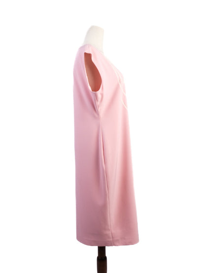 Excellent Moschino Pink Sleeveless Dress with Decorative Chains Size L