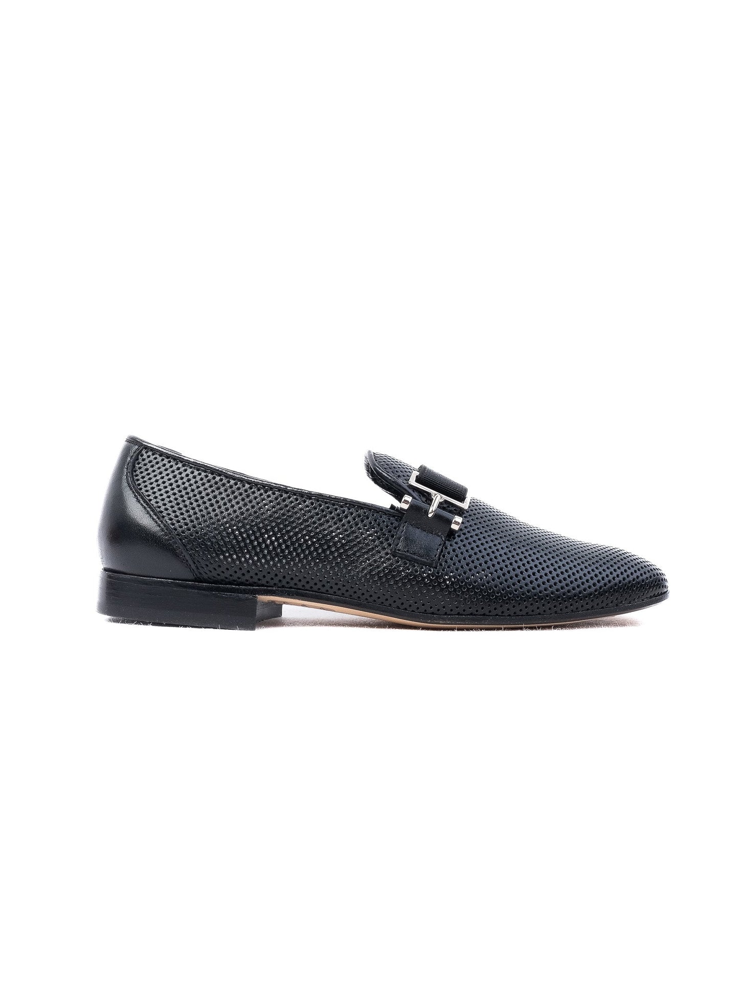 excellent missouri black leather loafers for kids size 33