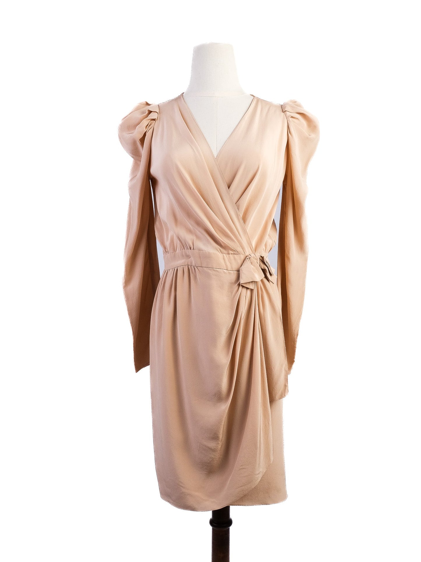 tara jarmon white silk dress size m excellent condition