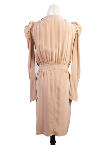 Tara Jarmon White Silk Dress Size M Excellent Condition
