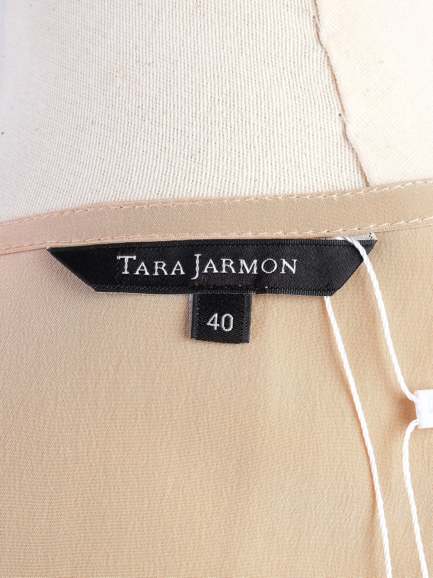 tara jarmon white silk dress size m excellent condition