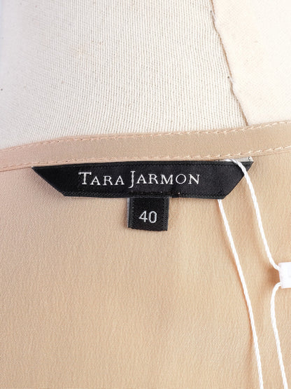 Tara Jarmon White Silk Dress Size M Excellent Condition