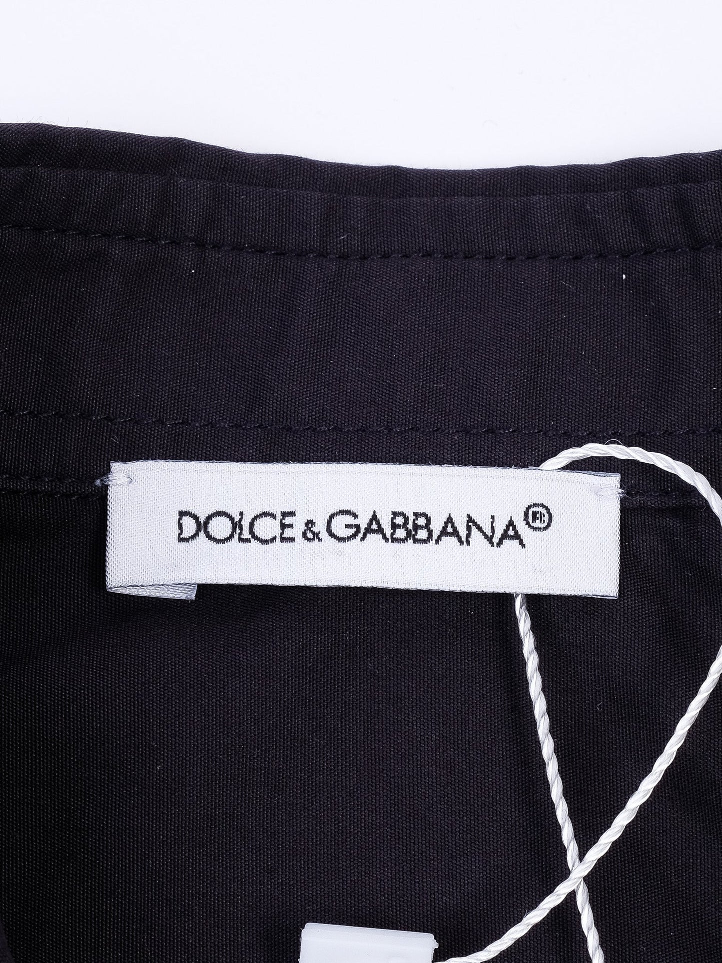 excellent dolce gabbana blue cotton shirt size 6 for kids