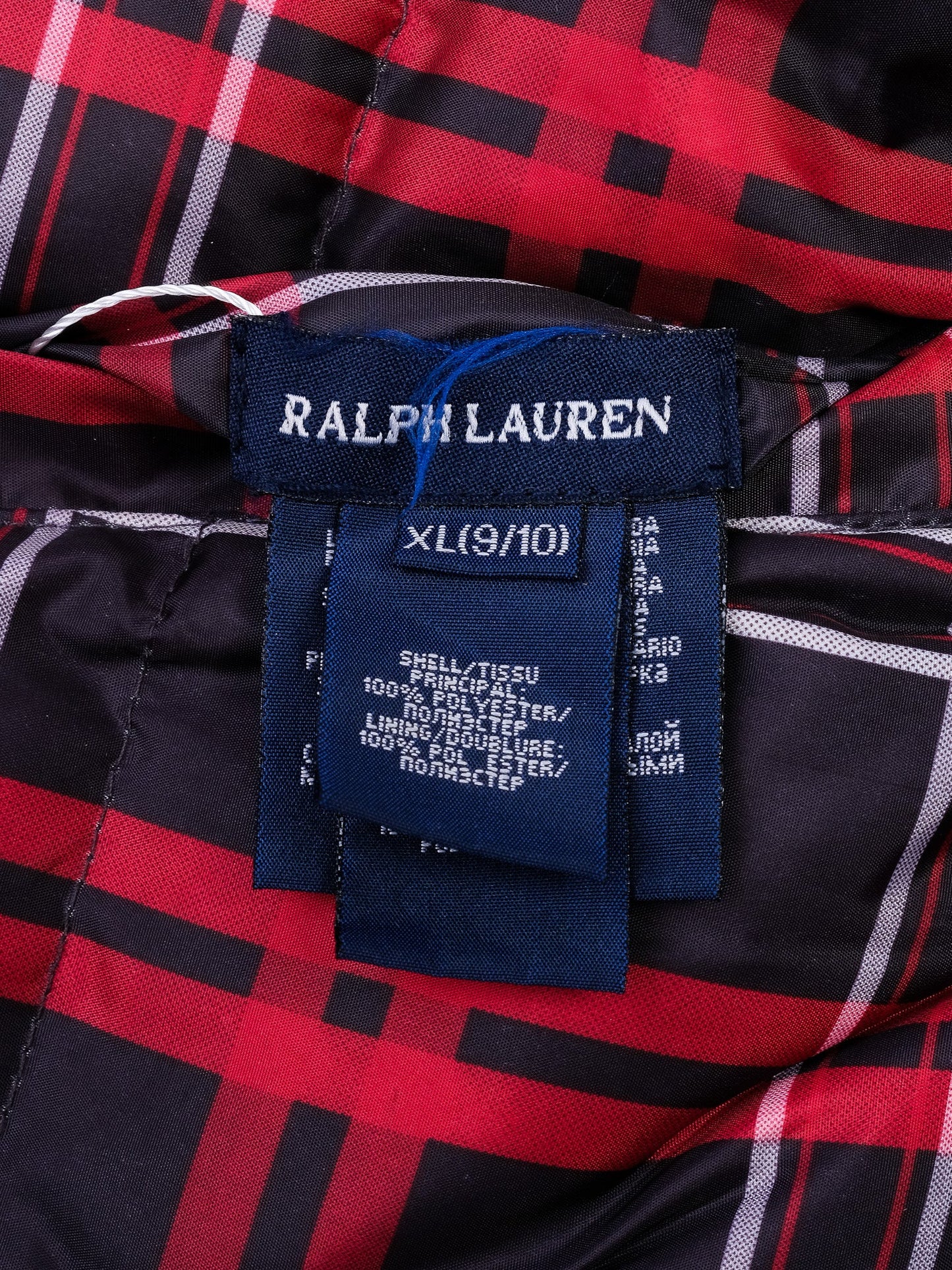 excellent polo ralph lauren kids reversible puffer vest size 10 black