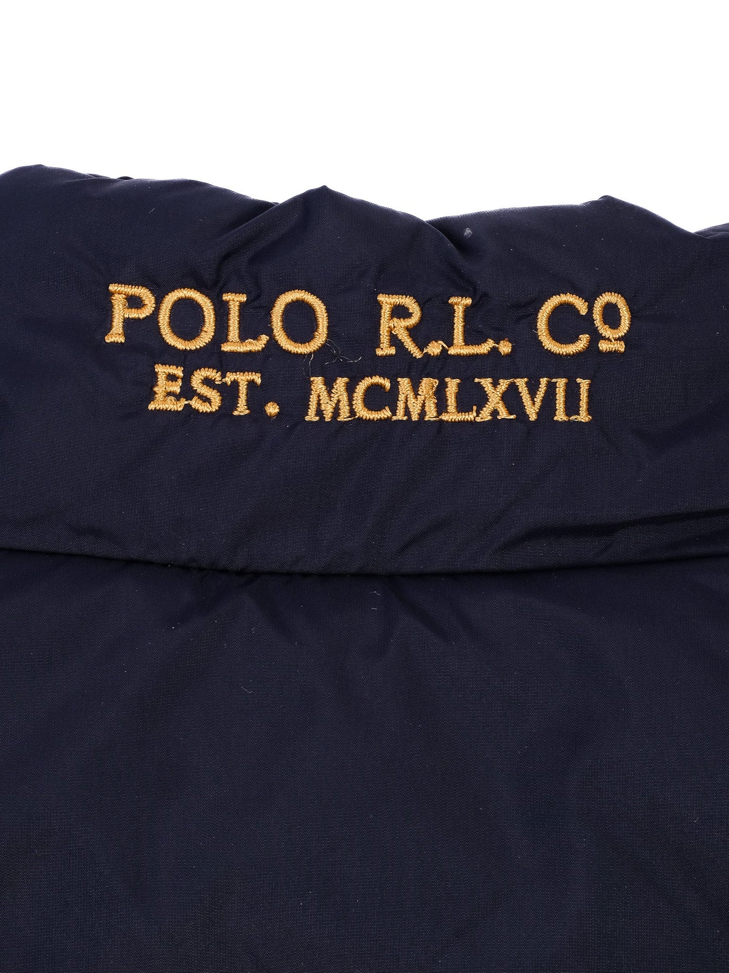 excellent polo ralph lauren kids reversible puffer vest size 10 black