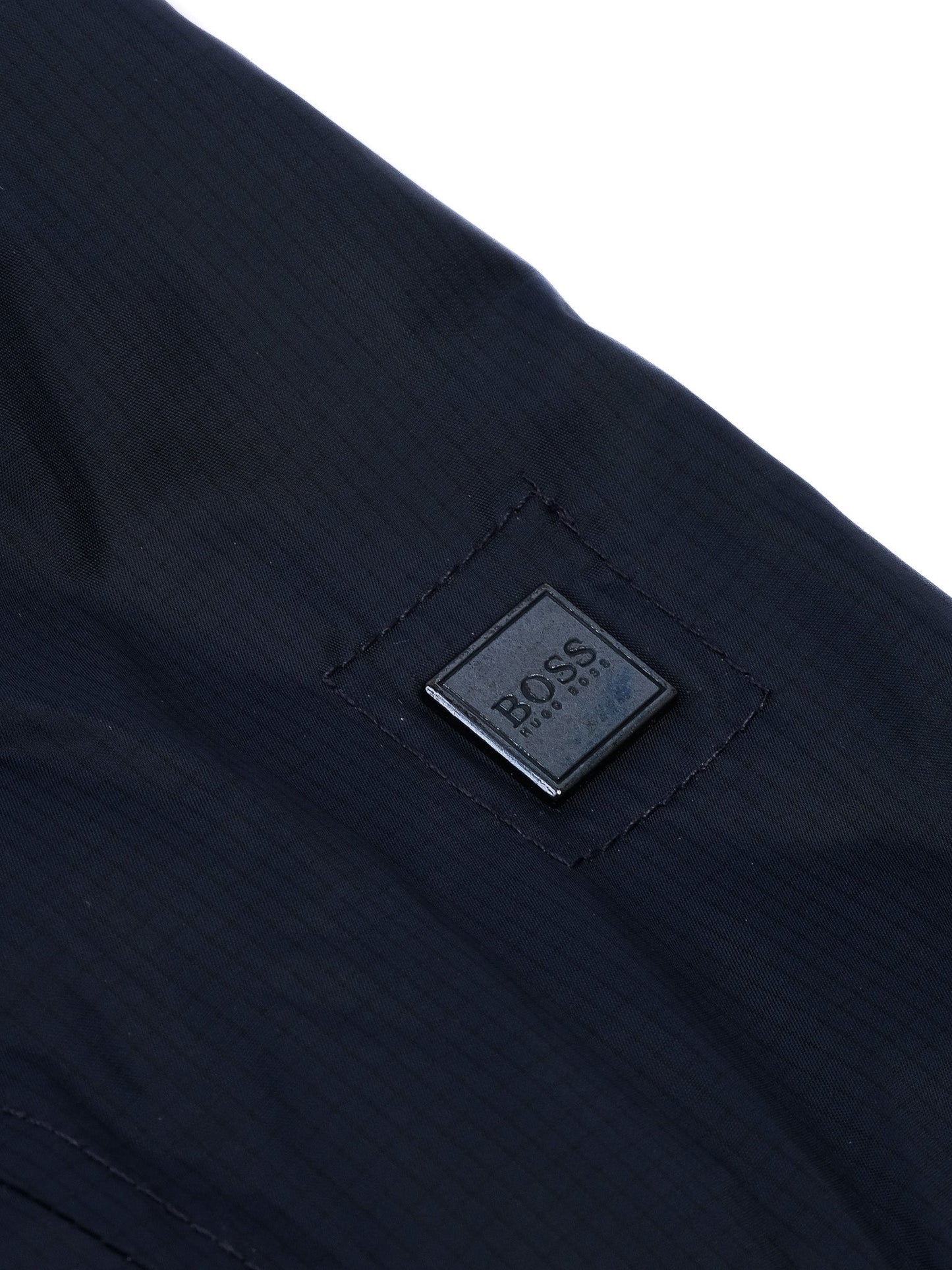 excellent hugo boss blue nylon jacket for kids size 6