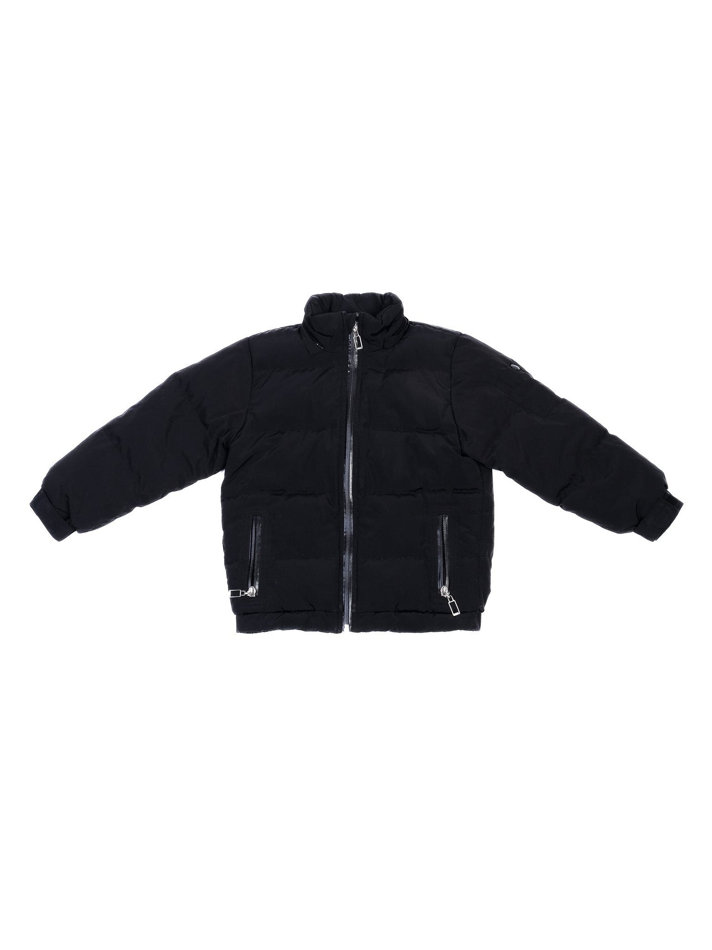 excellent dior black polyester puffer jacket for kids size m