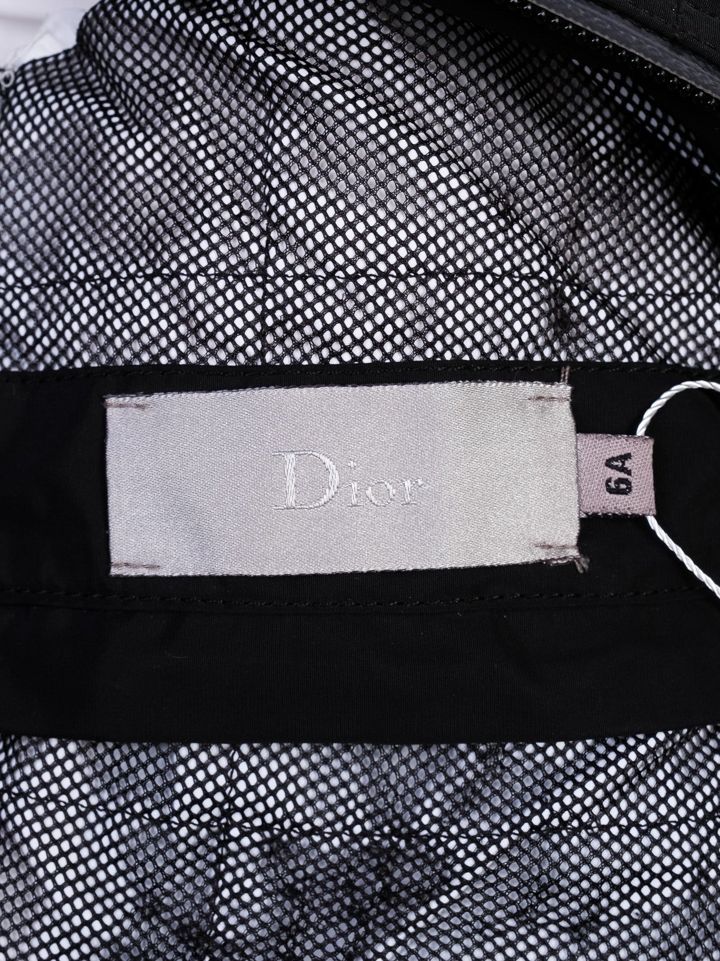 excellent dior black polyester puffer jacket for kids size m