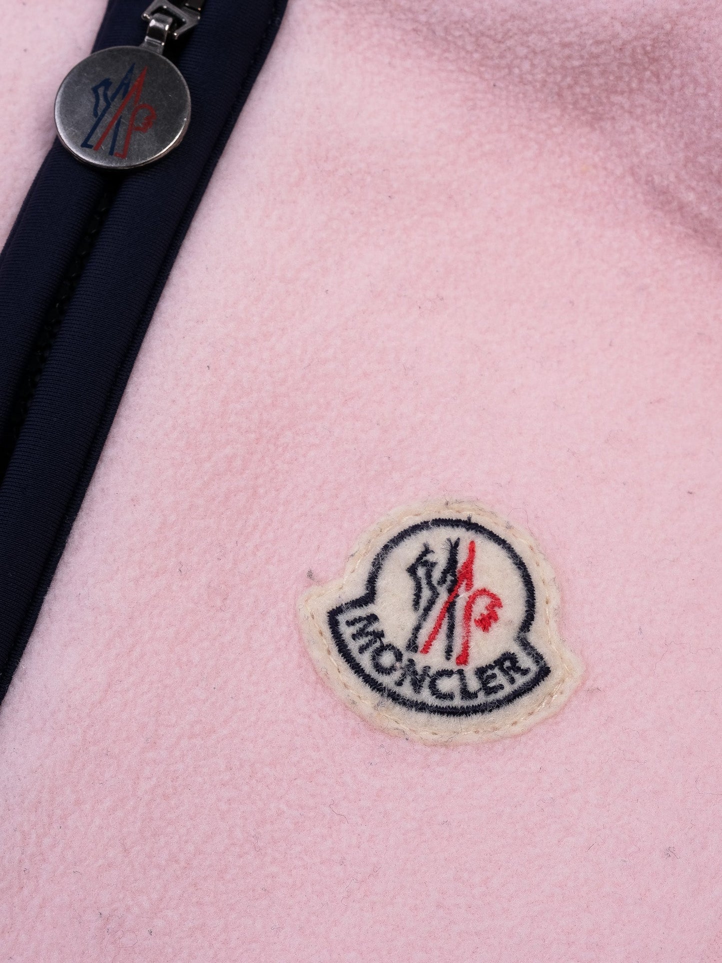 excellent moncler pink snowsuit for kids size 9 months