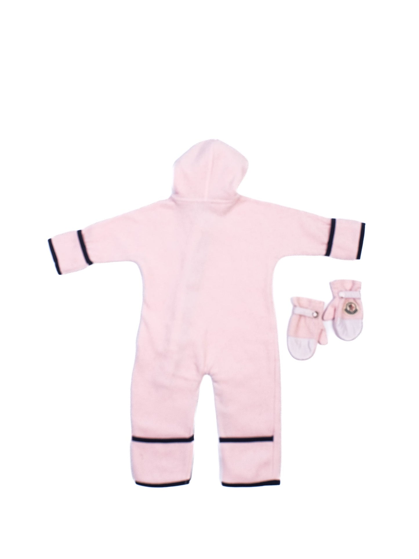 excellent moncler pink snowsuit for kids size 9 months