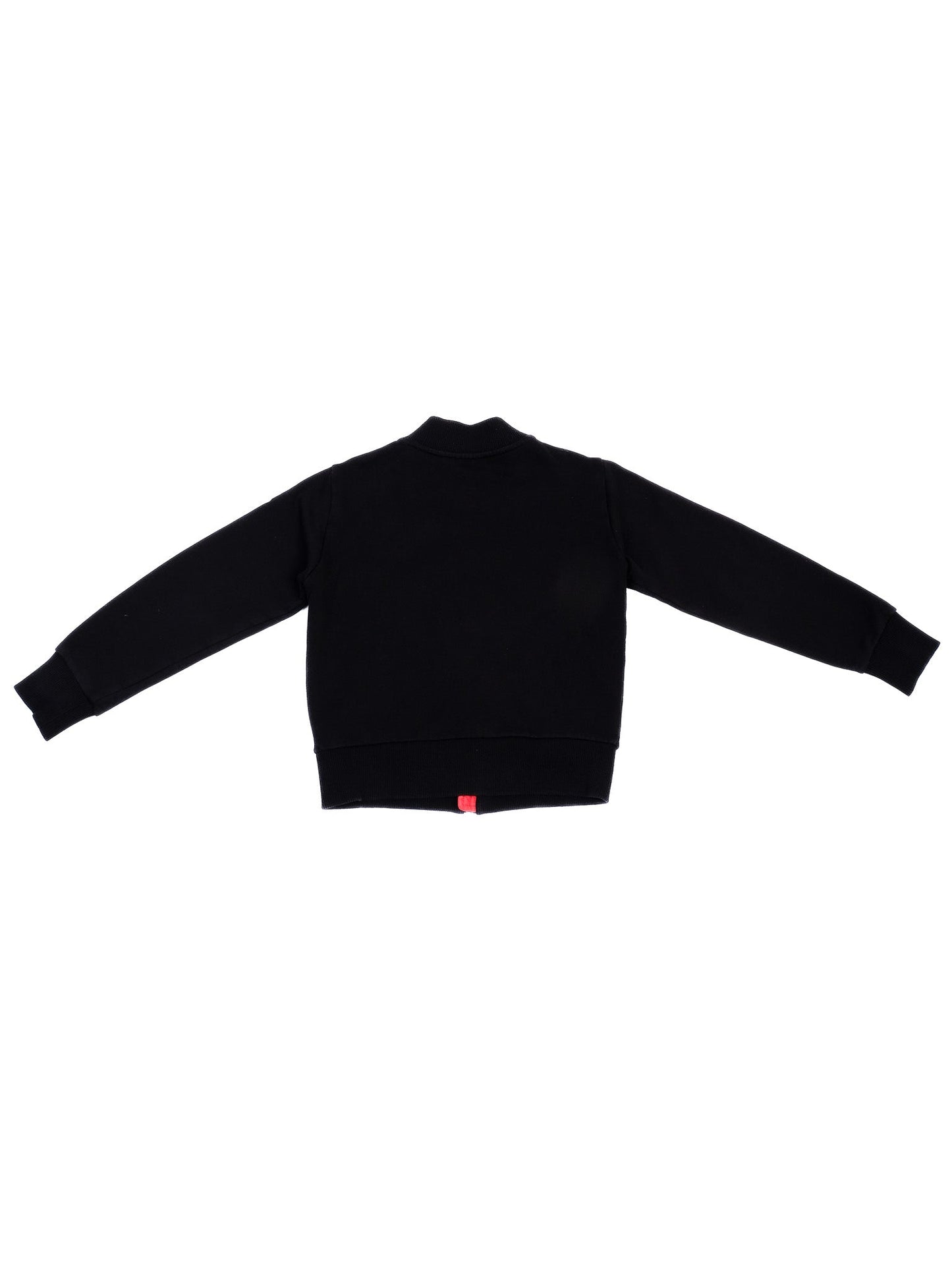 excellent moncler black cotton jacket for kids size 8