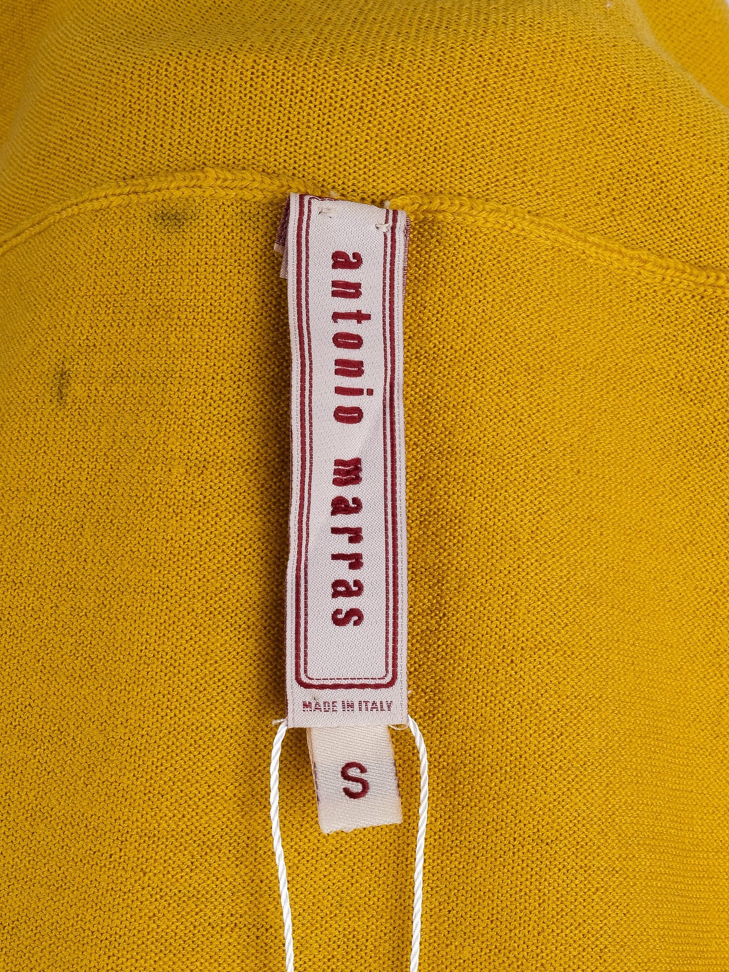 excellent antonio marras sleeveless turtleneck top yellow size s