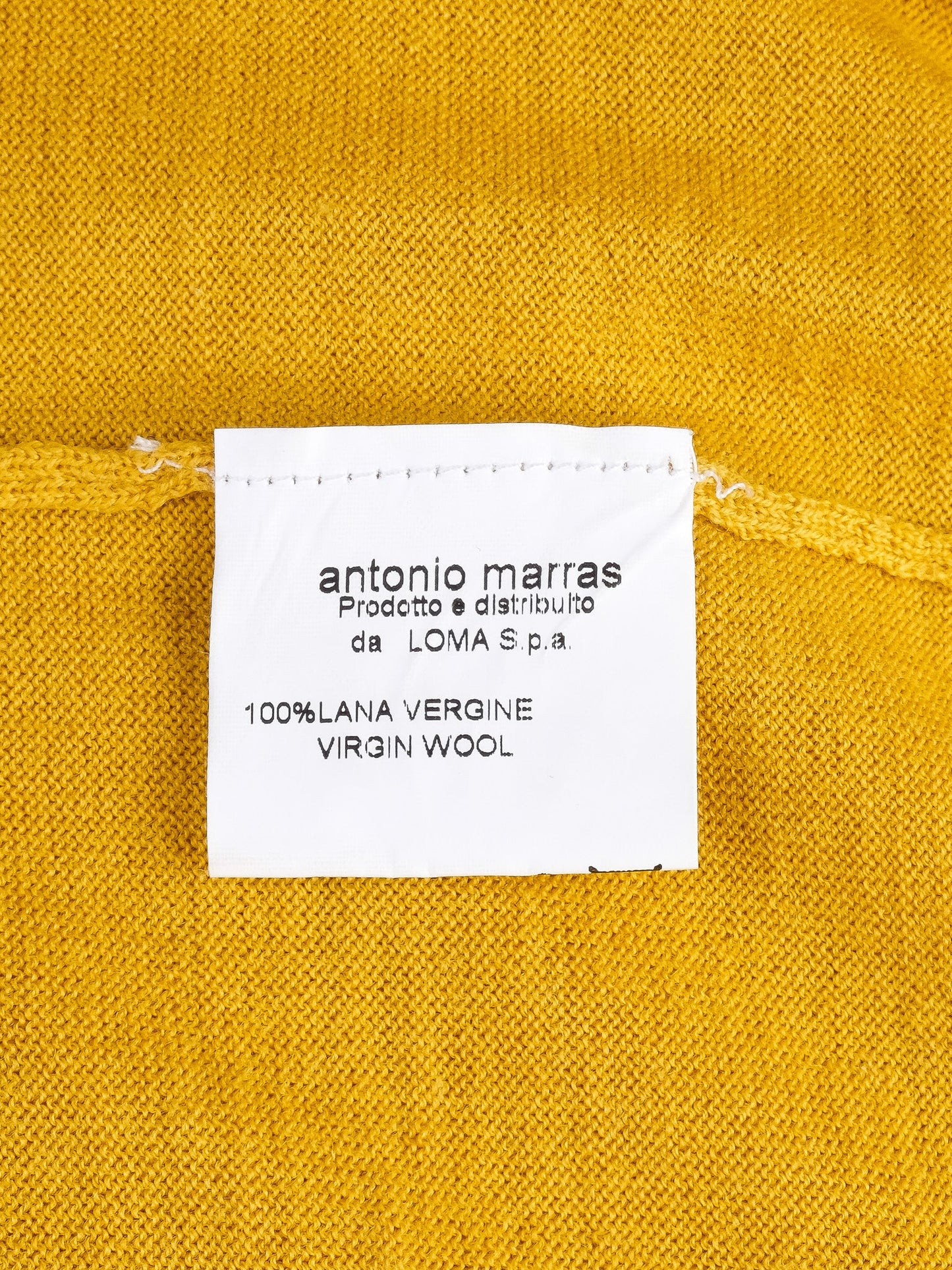 excellent antonio marras sleeveless turtleneck top yellow size s