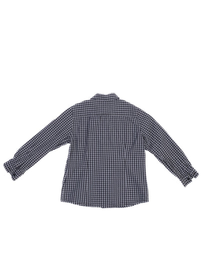 Excellent Bonpoint Checkered Long Sleeve Shirt Size 4 for Kids