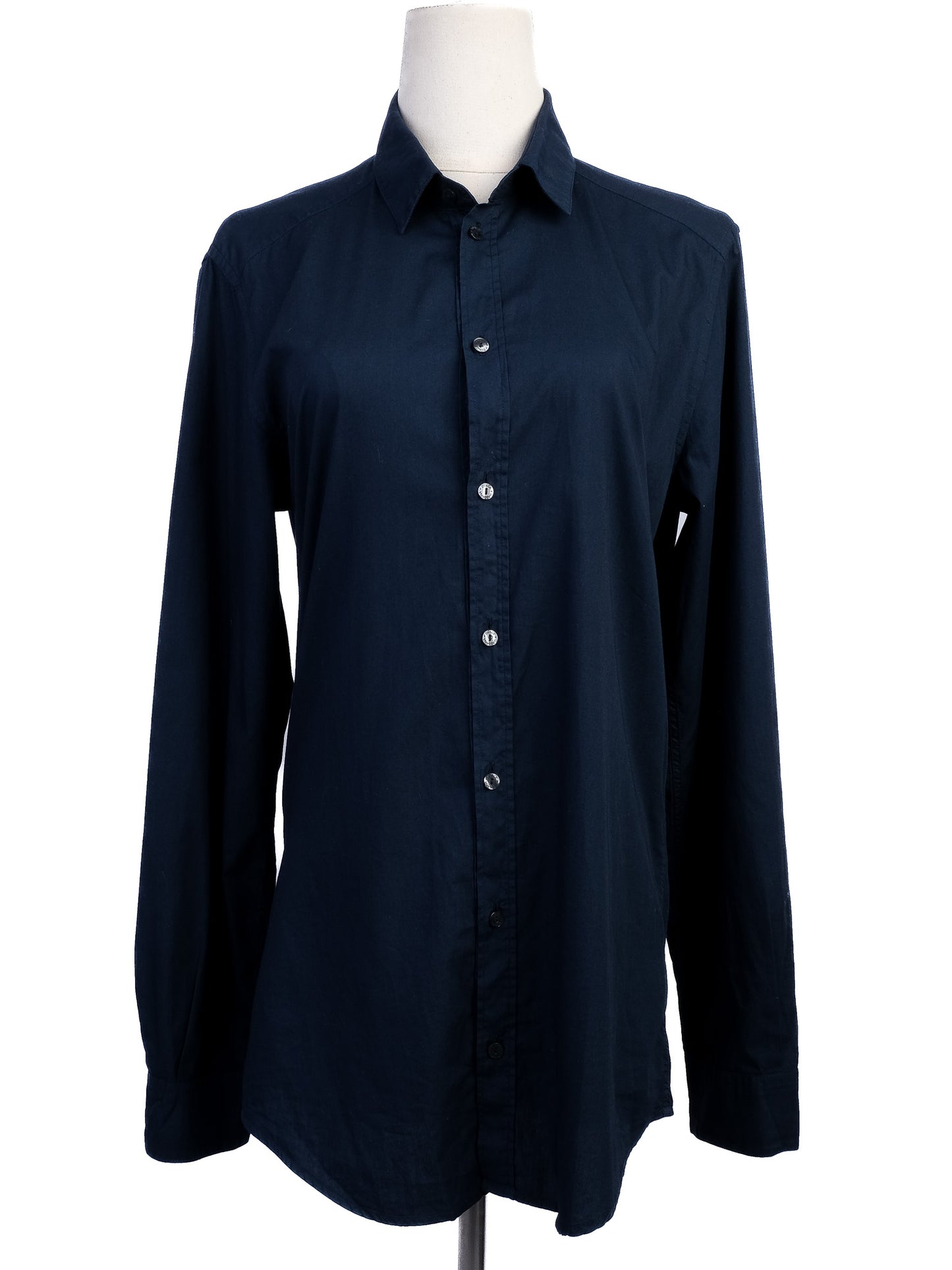 excellent dolce gabbana black cotton shirt for kids size m