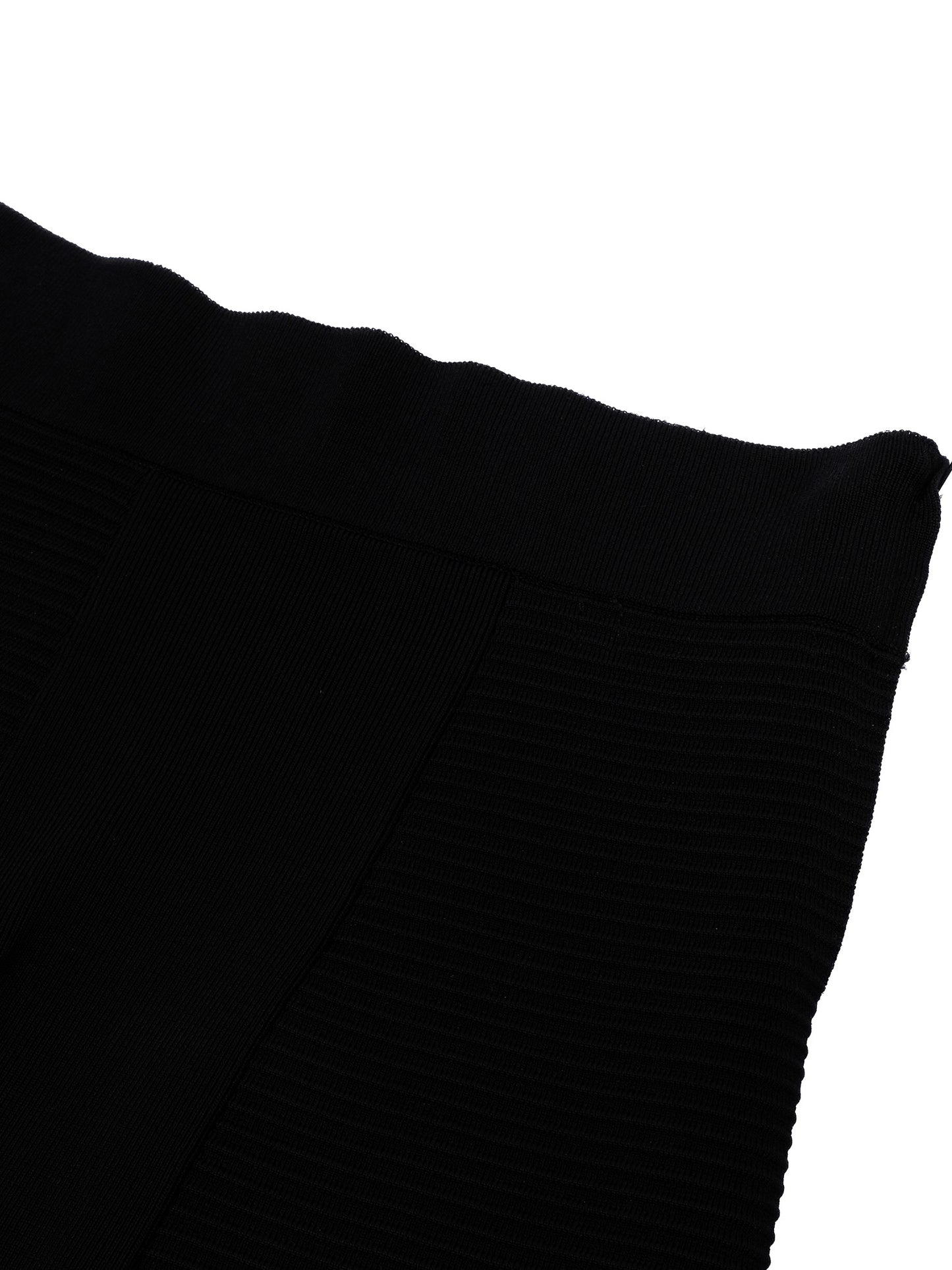 excellent karen millen black viscose skirt size xs