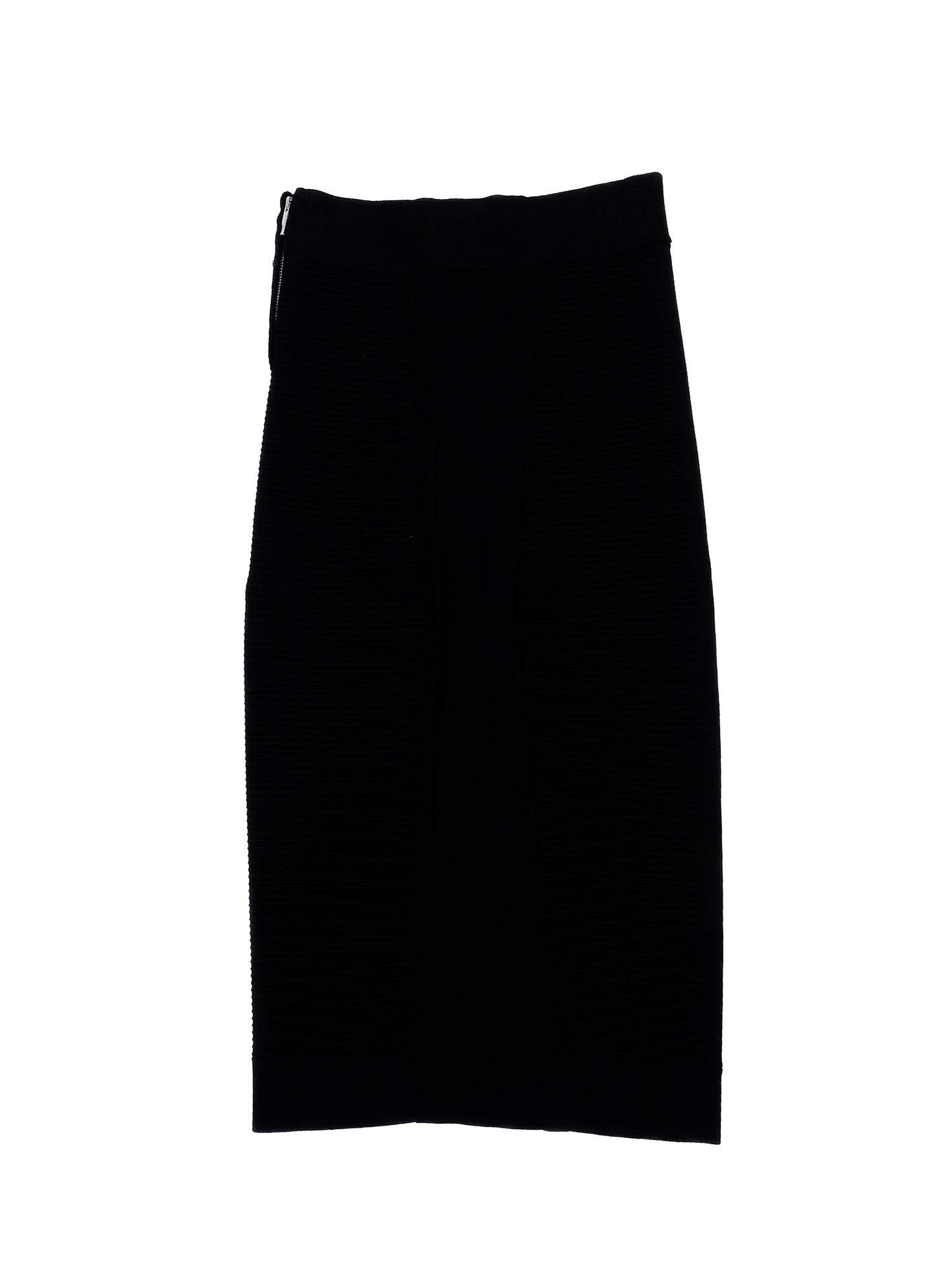 excellent karen millen black viscose skirt size xs