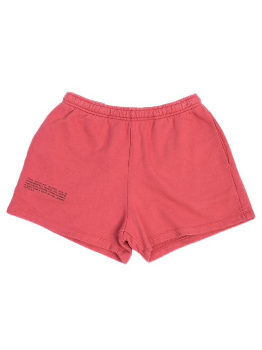 Excellent Pangaia Red Cotton Women's Shorts Size M