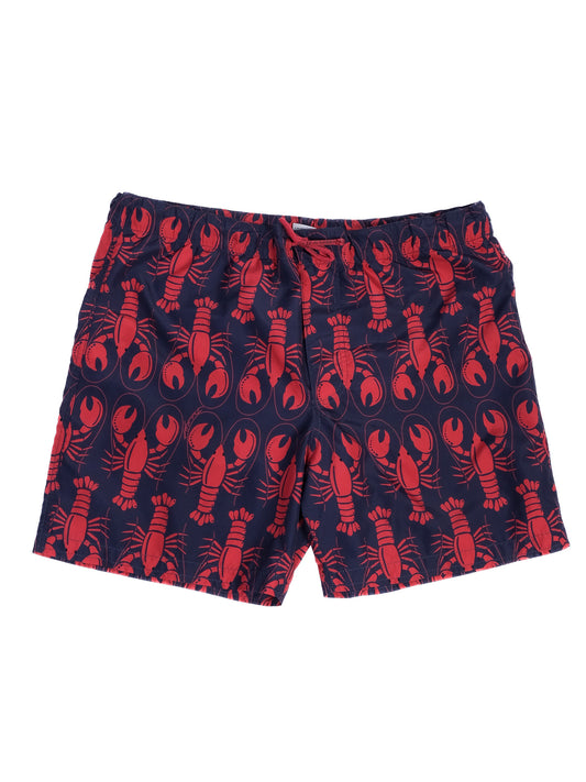 Excellent Dolce Gabbana Kids Swim Shorts Size 10 Red Lobster Print