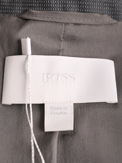 Excellent Hugo Boss Gray Cotton Pantsuit Size S for Women
