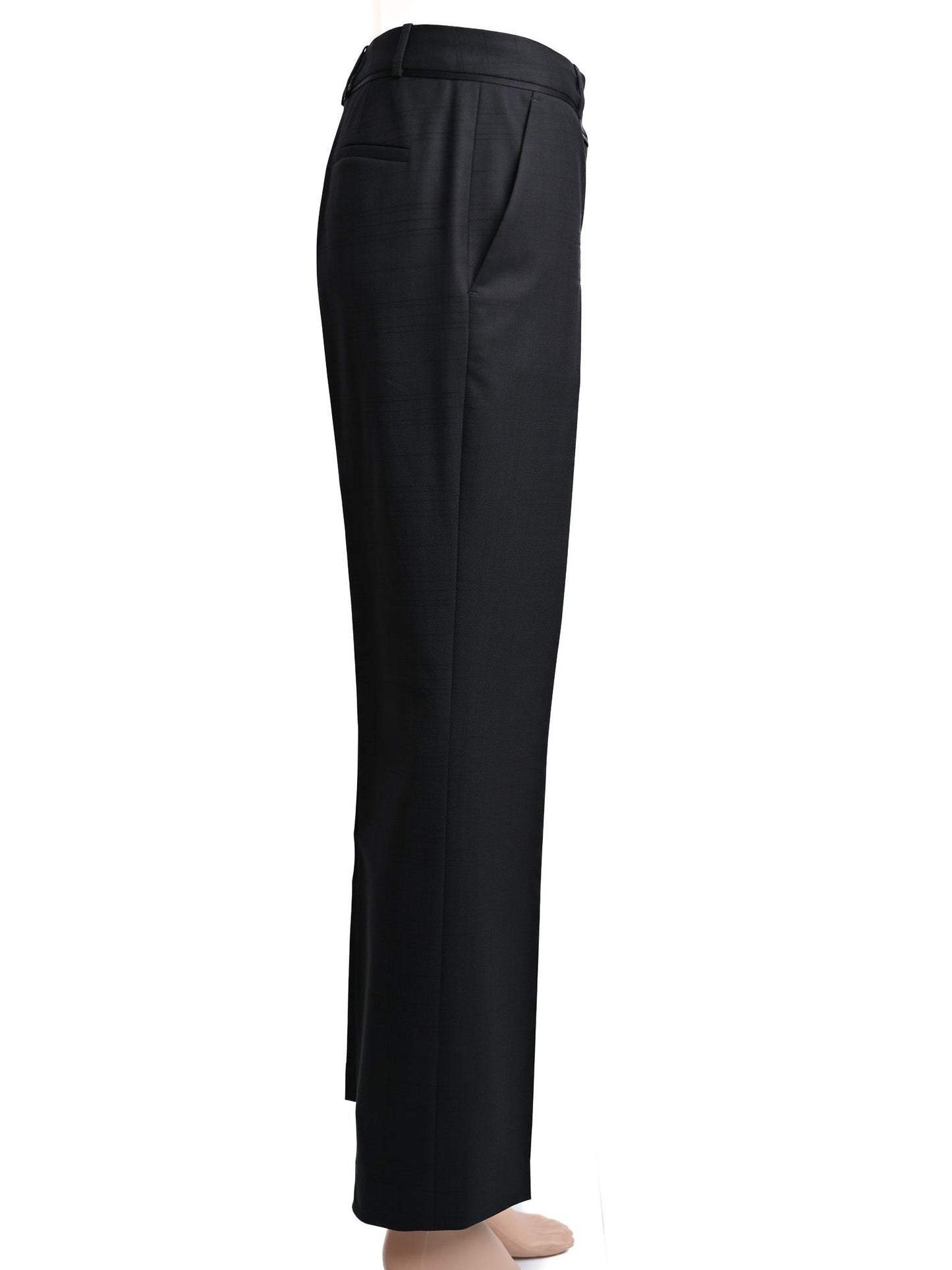 excellent hugo black wool women's business suit size s
