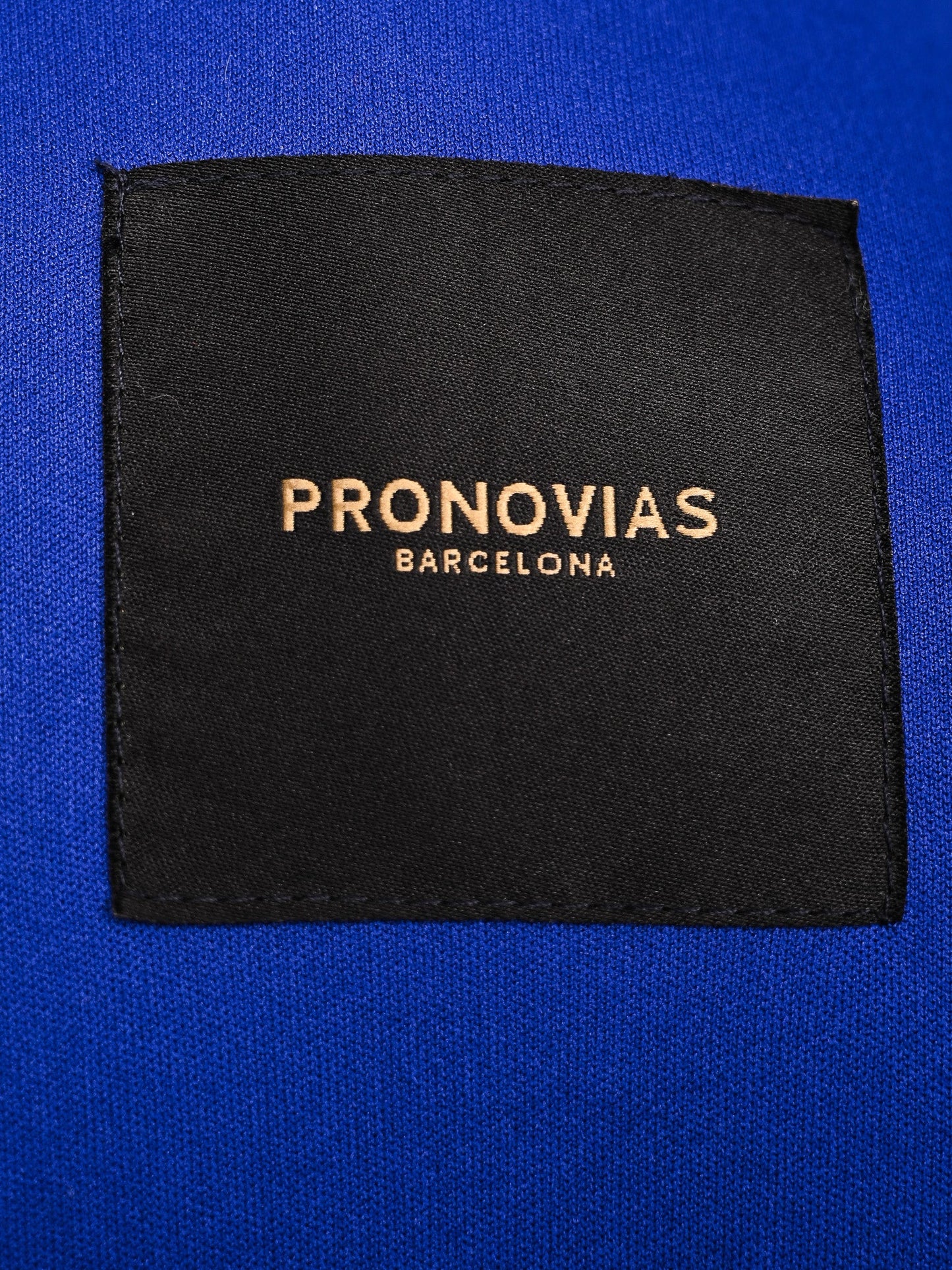 perfect pronovias royal blue evening gown size m cotton