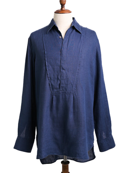 Perfect Burberry Blue Cotton Long Sleeve Shirt Size L for Men