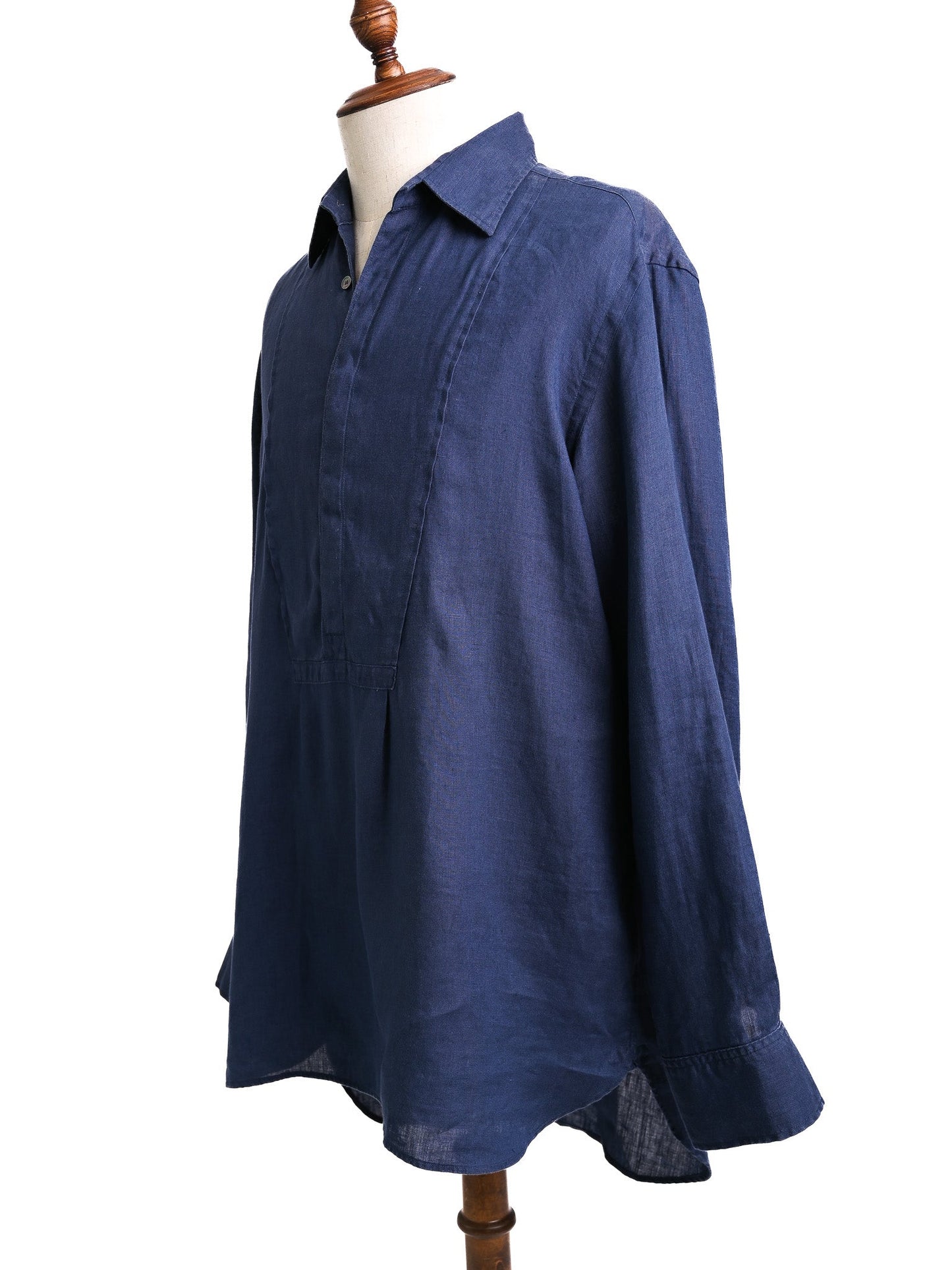 perfect burberry blue cotton long sleeve shirt size l for men