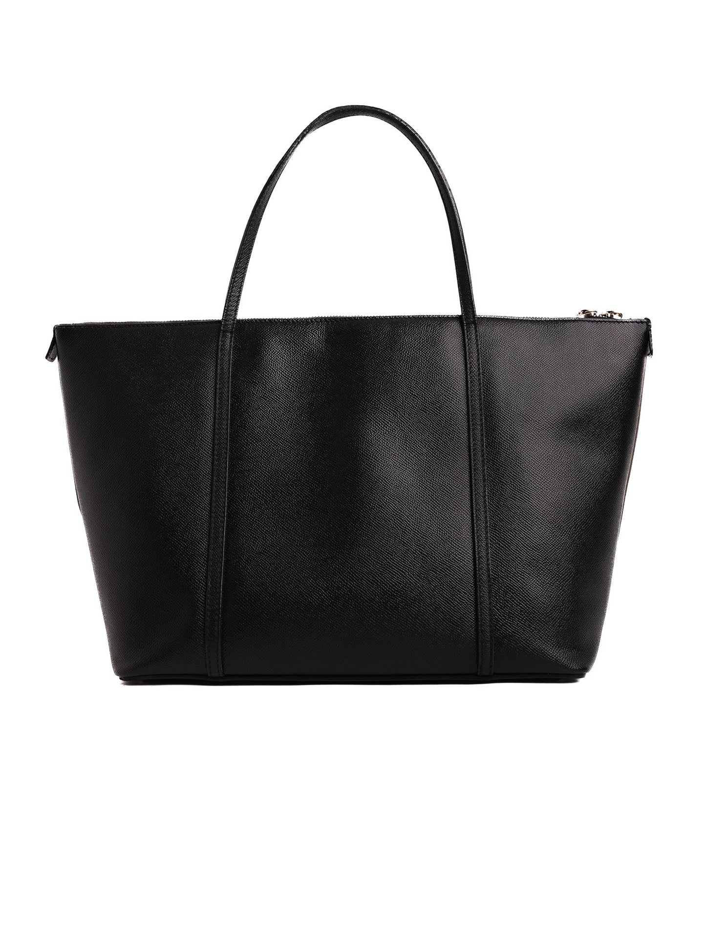 average condition dolce gabbana two-tone leather tote bag