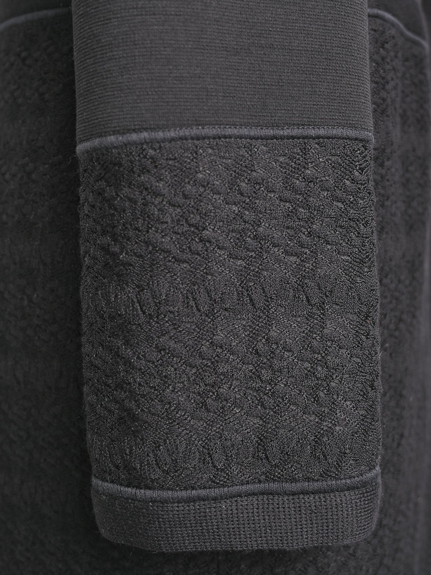 excellent missoni black long coat xs polyester with textured pattern
