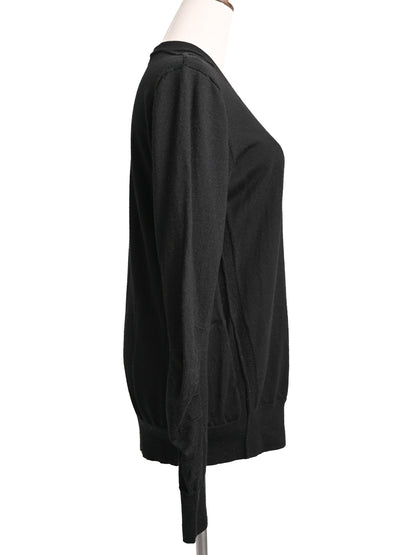 Excellent Burberry Black Wool Sweater Size M for Women
