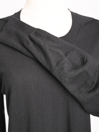 Excellent Burberry Black Wool Sweater Size M for Women