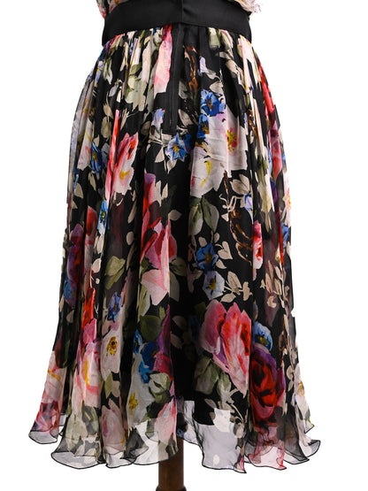 Good Dolce Gabbana Floral Strapless Dress Polyester Size Unknown