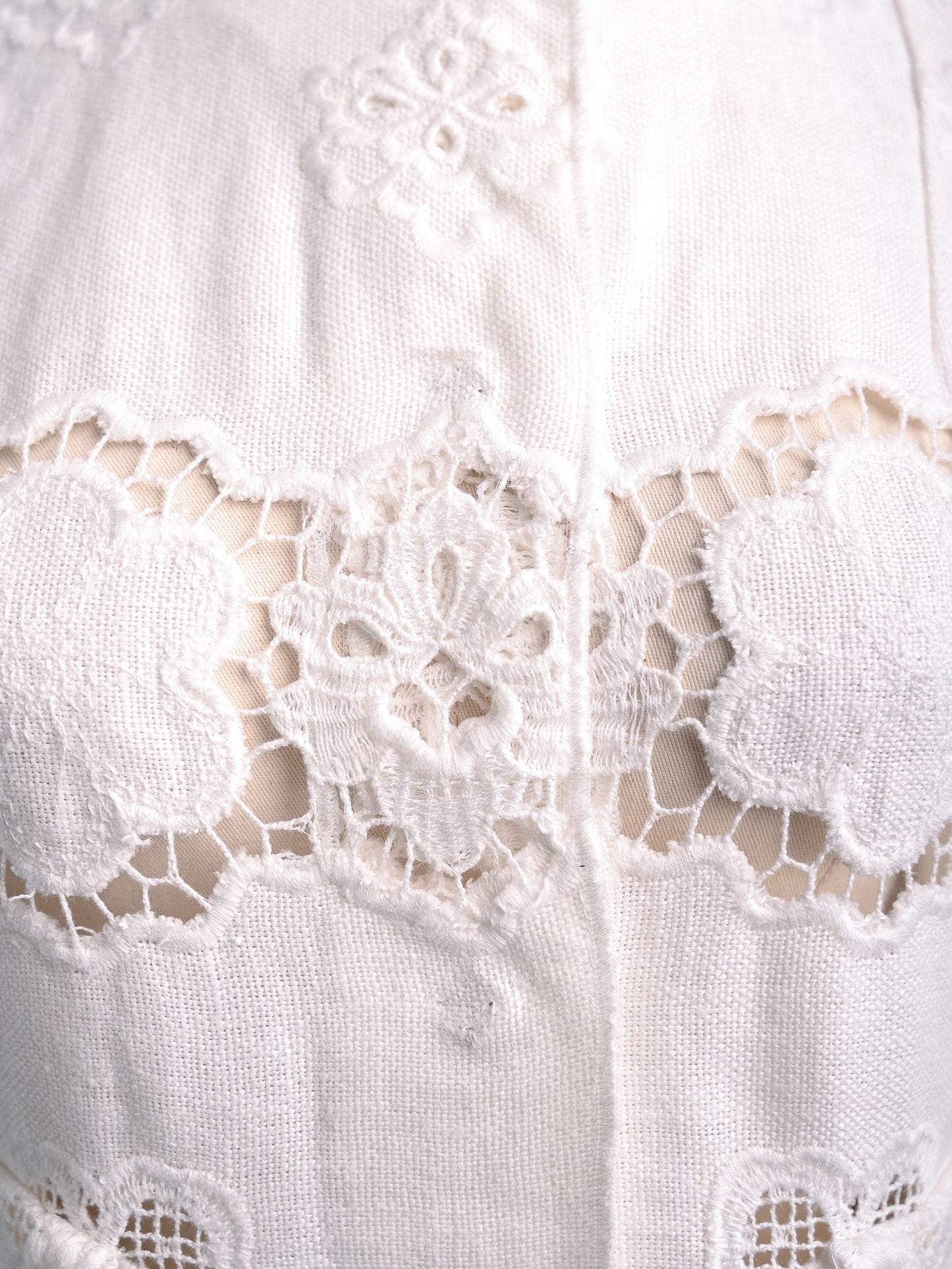 good dolce gabbana white cotton lace jacket size xs