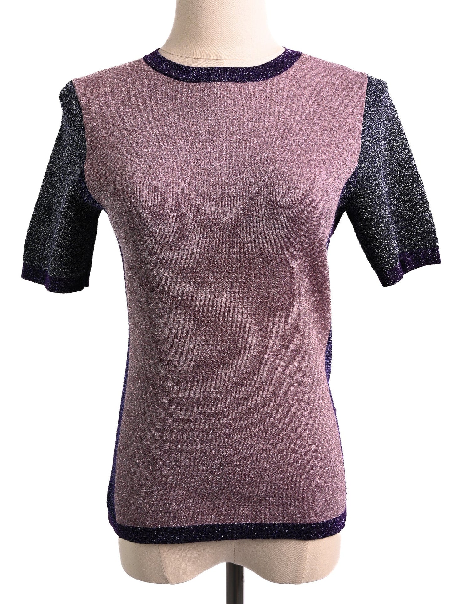 excellent hugo boss women's short-sleeve knit top size s