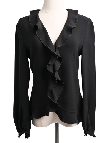 Excellent Saint Laurent White Nylon Women's Top Size S