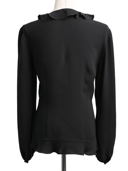 Excellent Saint Laurent White Nylon Women's Top Size S