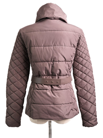 EXCELLENT Trussardi Orange Quilted Puffer Jacket Size S