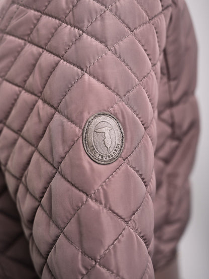 EXCELLENT Trussardi Orange Quilted Puffer Jacket Size S