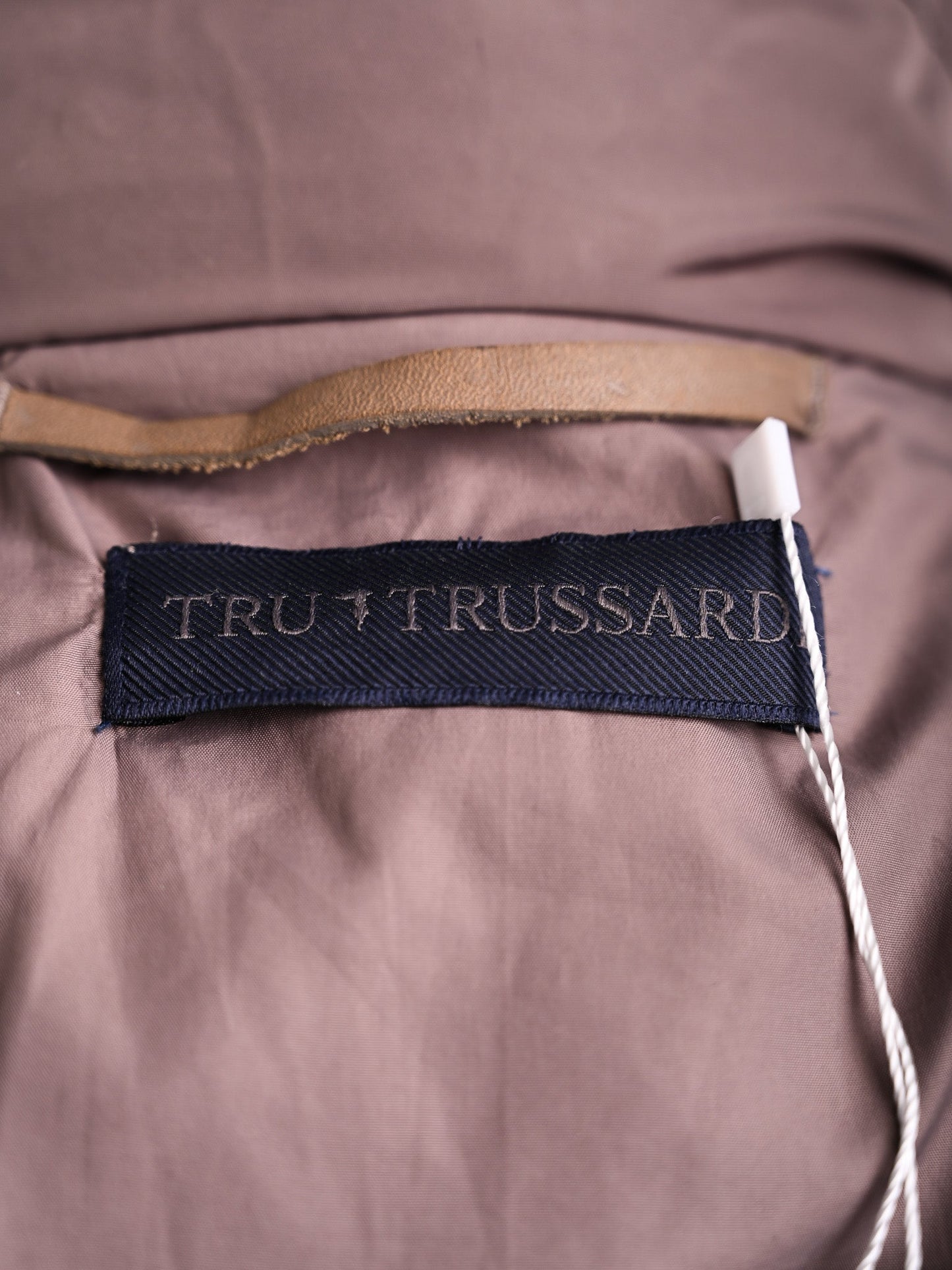 excellent trussardi orange quilted puffer jacket size s