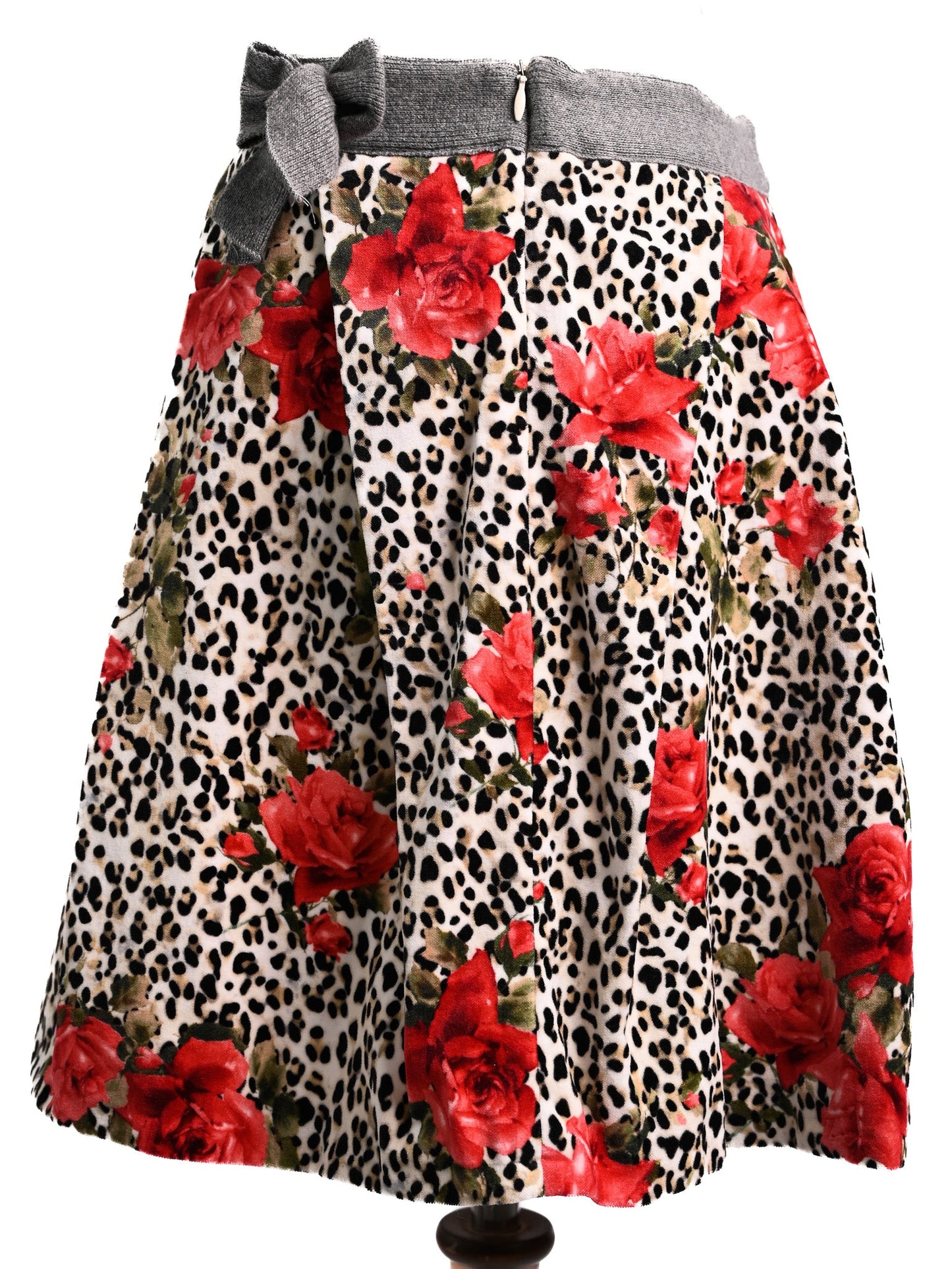 new monnalisa kids skirt floral animal print size 12
