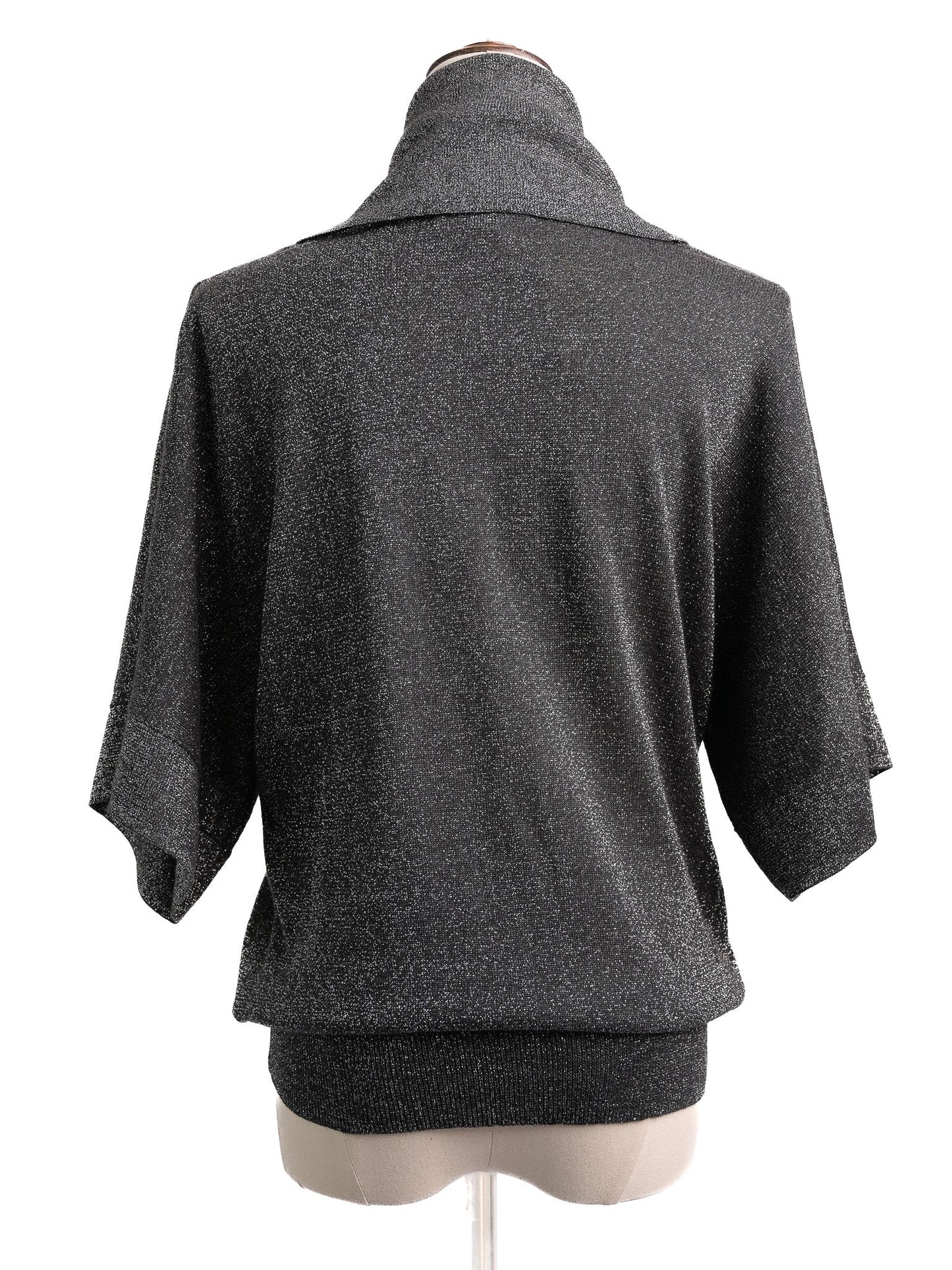 excellent michael kors gray wool cowl neck top size s