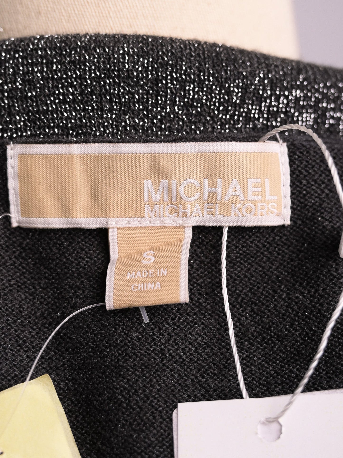 excellent michael kors gray wool cowl neck top size s