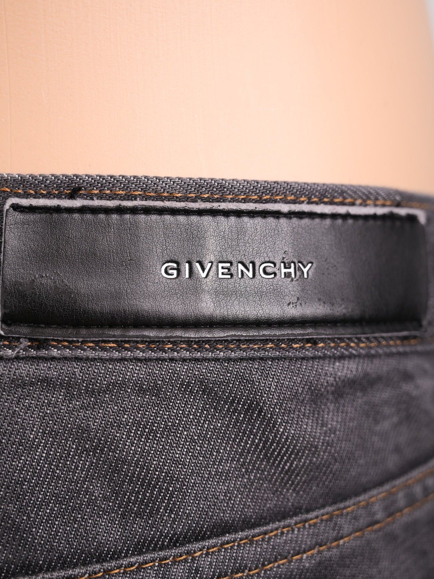 excellent givenchy gray cotton jeans size m for men