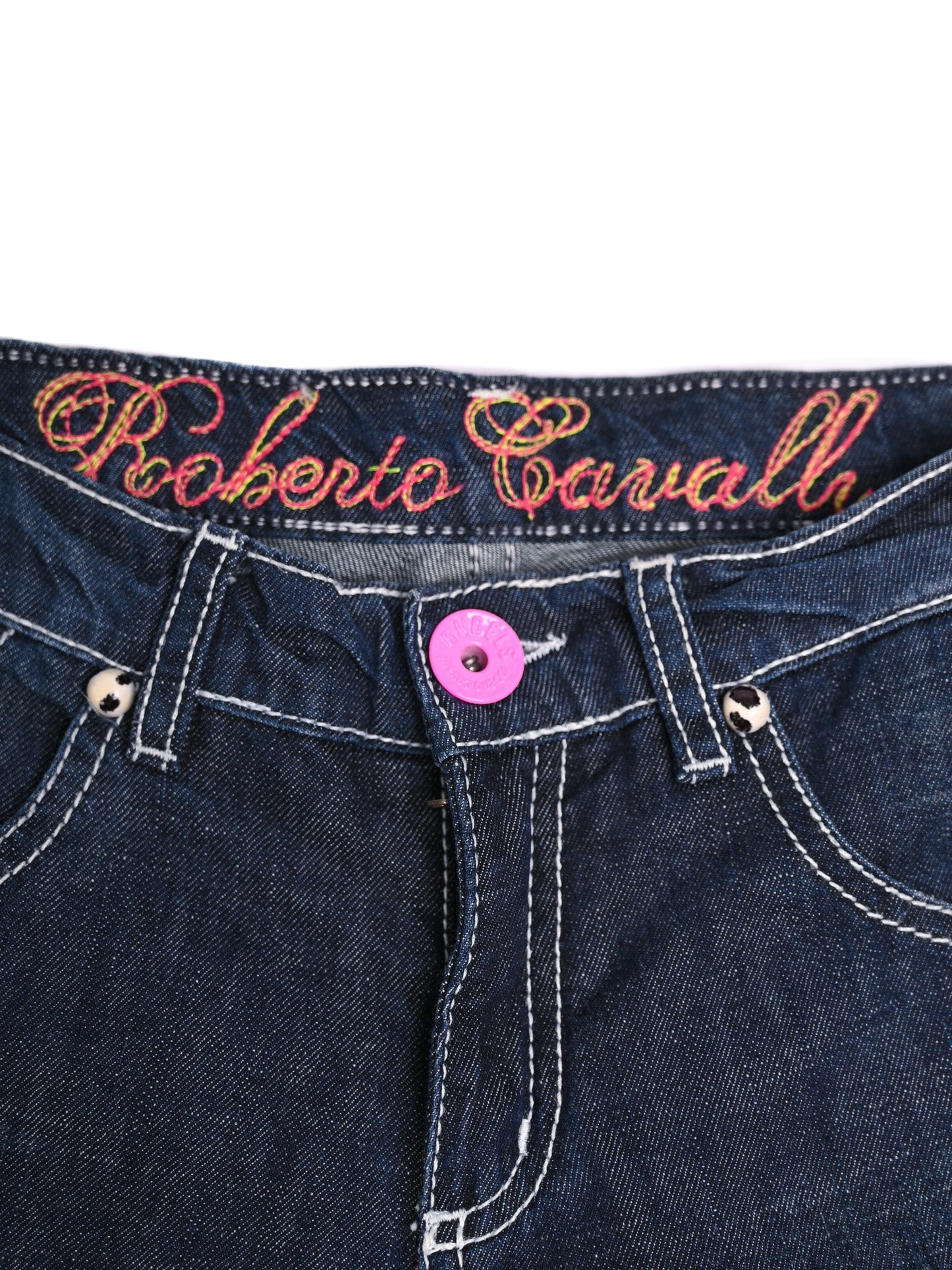 excellent roberto cavalli blue denim jeans for kids size 11